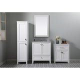 Indigo Home 24 Inch Bathroom Storage Freestanding Cabinet