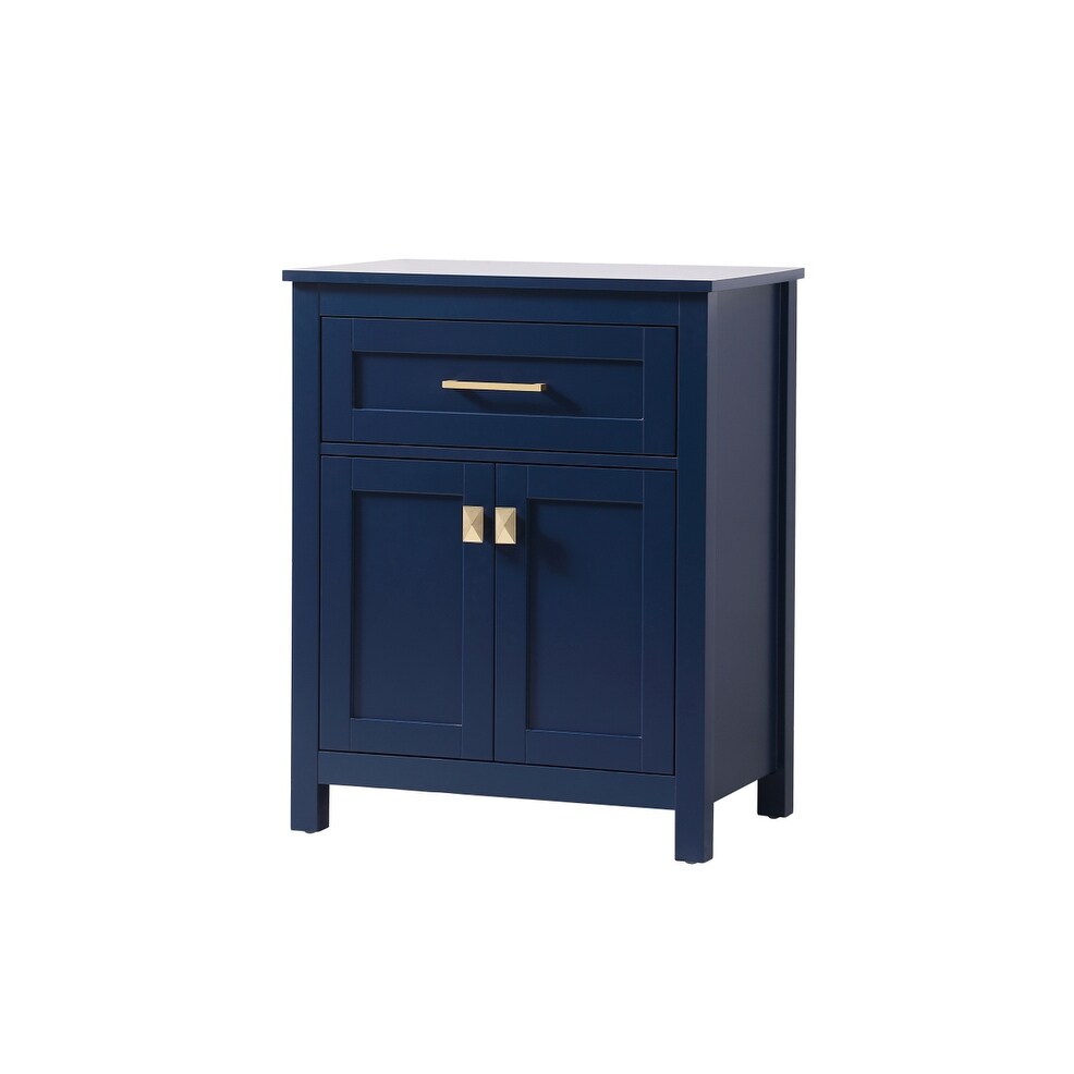 Indigo Home 24 Inch Bathroom Storage Freestanding Cabinet