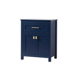 Indigo Home 24 Inch Bathroom Storage Freestanding Cabinet
