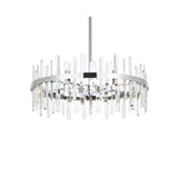 Indigo Home 32 inch crystal round chandelier