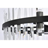 Indigo Home 32 inch crystal round chandelier