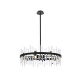 Indigo Home 32 inch crystal round chandelier