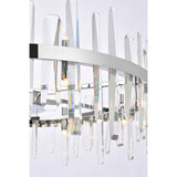 Indigo Home 32 inch crystal round chandelier