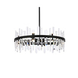 Indigo Home 32 inch crystal round chandelier