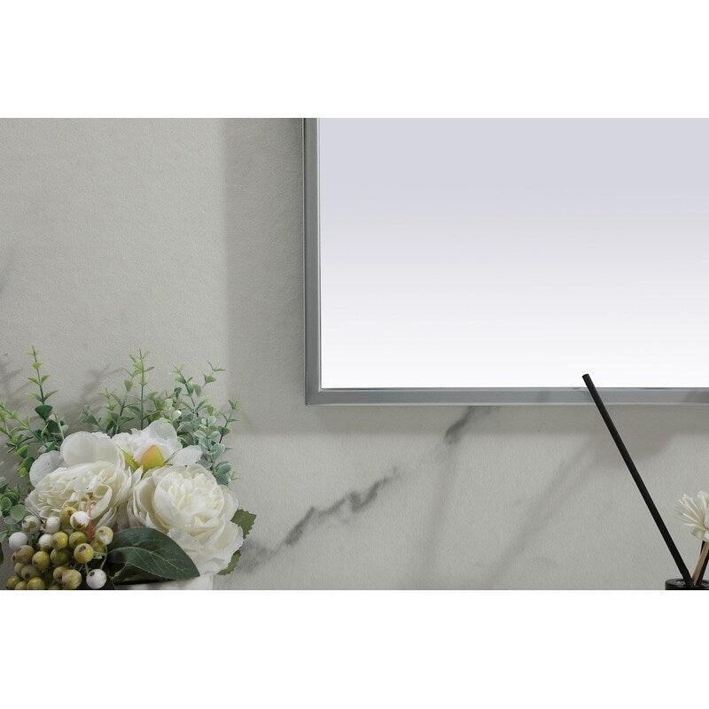 Indigo Home Metal Frame Arch Mirror 39x24 Inch