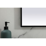 Indigo Home Metal Frame Arch Mirror 39x24 Inch