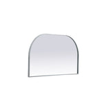 Indigo Home Metal Frame Arch Mirror 39x24 Inch