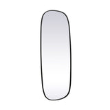 Indigo Home Metal Frame Oval Mirror 24x60 Inch