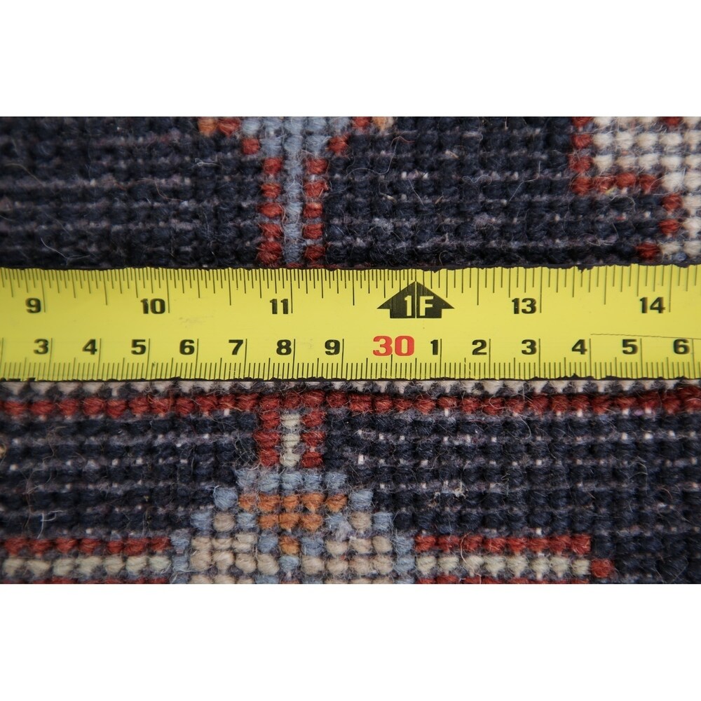 Indo Heriz Serapi Oriental Hand Knotted Wool Indian Area Rug - 10'0" x 7'11"