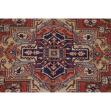 Indo Heriz Serapi Oriental Hand Knotted Wool Indian Area Rug - 10'0" x 7'11"