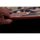 Indo Heriz Serapi Oriental Hand Knotted Wool Indian Area Rug - 10'0" x 7'11"