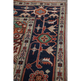 Indo Heriz Serapi Oriental Hand Knotted Wool Indian Area Rug - 10'0" x 7'11"