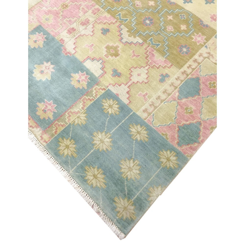 Noori Rug Indo Modern Tabor Beige/Blue Rug - 8'0" x 10'0"