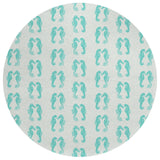 Indoor/ Outdoor Surfside Seahorses Washable Rug New