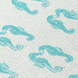 Indoor/ Outdoor Surfside Seahorses Washable Rug New
