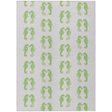 Indoor/ Outdoor Surfside Seahorses Washable Rug New