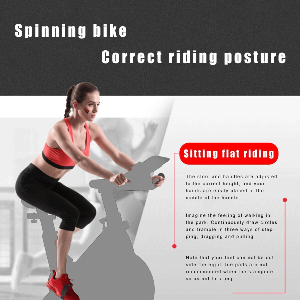 Indoor Cycling Bike Stationary Professional Exercise Sport Bike