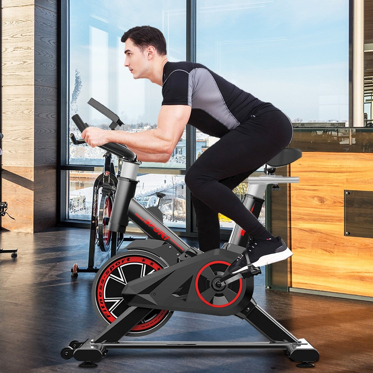 Indoor Cycling Bike Stationary Professional Exercise Sport Bike