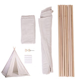 Indoor Dollhouse Indian Play Tent Children Teepee Tent - 47 in. x 47 in.x 52 in.