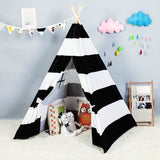Indoor Dollhouse Indian Play Tent Children Teepee Tent - 47 in. x 47 in.x 52 in.