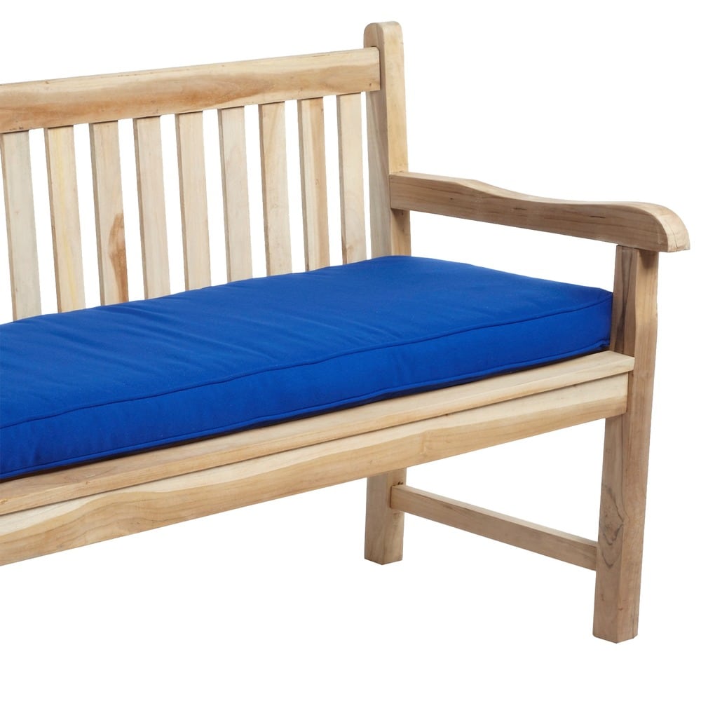 Sorra Home Indoor/ Outdoor 60" Bench Cushion with Sunbrella Fabric Sol