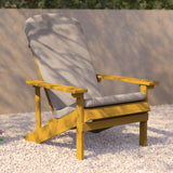 Indoor/Outdoor Adirondack Chairs with Cushions - Set of 2