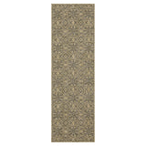Indoor/Outdoor Area Rug/ Runner/ Doormat- Blue & Natural & Red & Taupe Color -Machine Washable, Weather and UV Resistant-Eliza