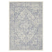 Indoor/Outdoor Area Rug/ Runner/ Doormat- Blue & Natural & Red & Taupe Color -Machine Washable, Weather and UV Resistant-Zaria