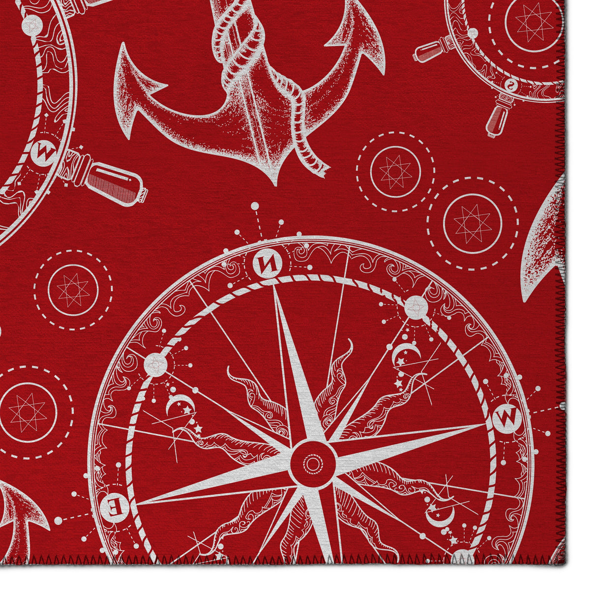 Indoor/Outdoor Harpswell Lighthouse Washable Rug