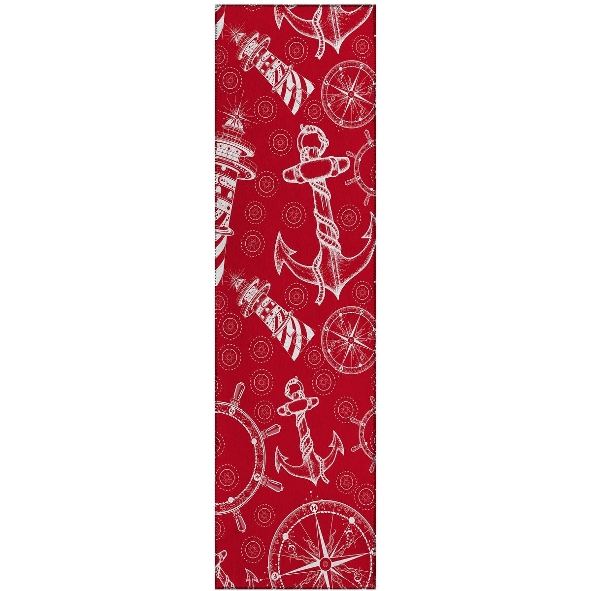 Indoor/Outdoor Harpswell Lighthouse Washable Rug