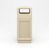 15 Gallon Indoor Outdoor Trash Can, Durable Plastic Garbage Can, Waste Bin
