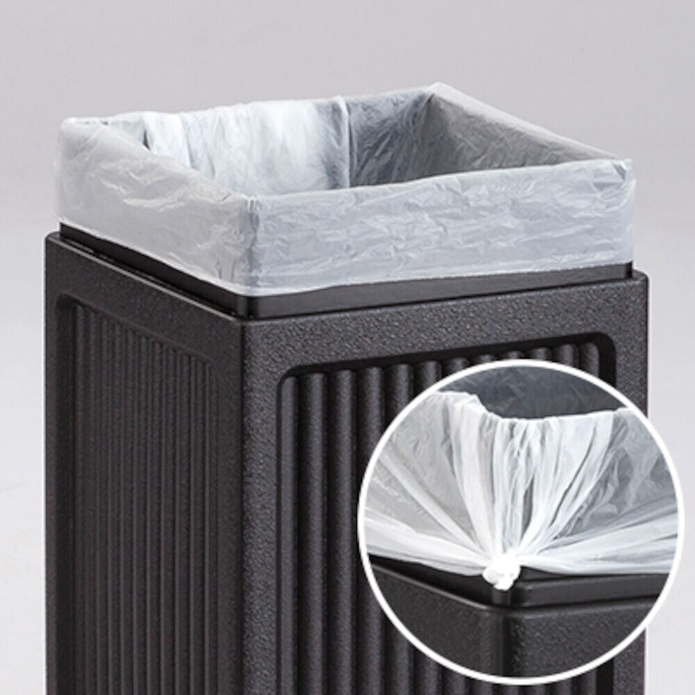 15 Gallon Indoor Outdoor Trash Can, Durable Plastic Garbage Can, Waste Bin