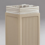 15 Gallon Indoor Outdoor Trash Can, Durable Plastic Garbage Can, Waste Bin