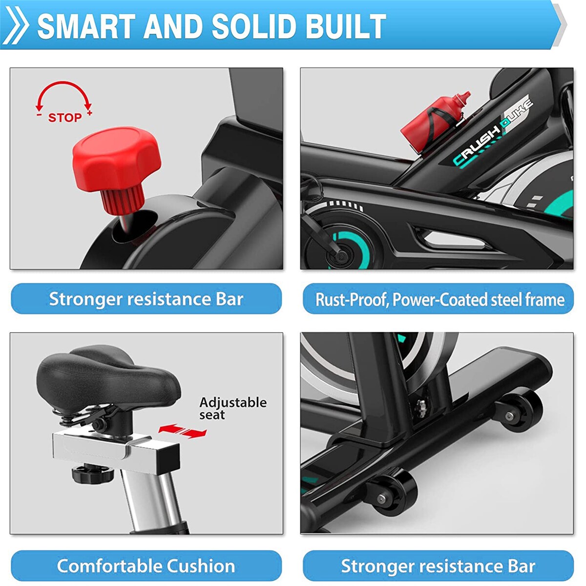 Indoor Stationary Exercise Cycling Training Bike for Home Exercise