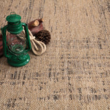 Indoor & Outdoor Rug with Mottled Boho Pattern