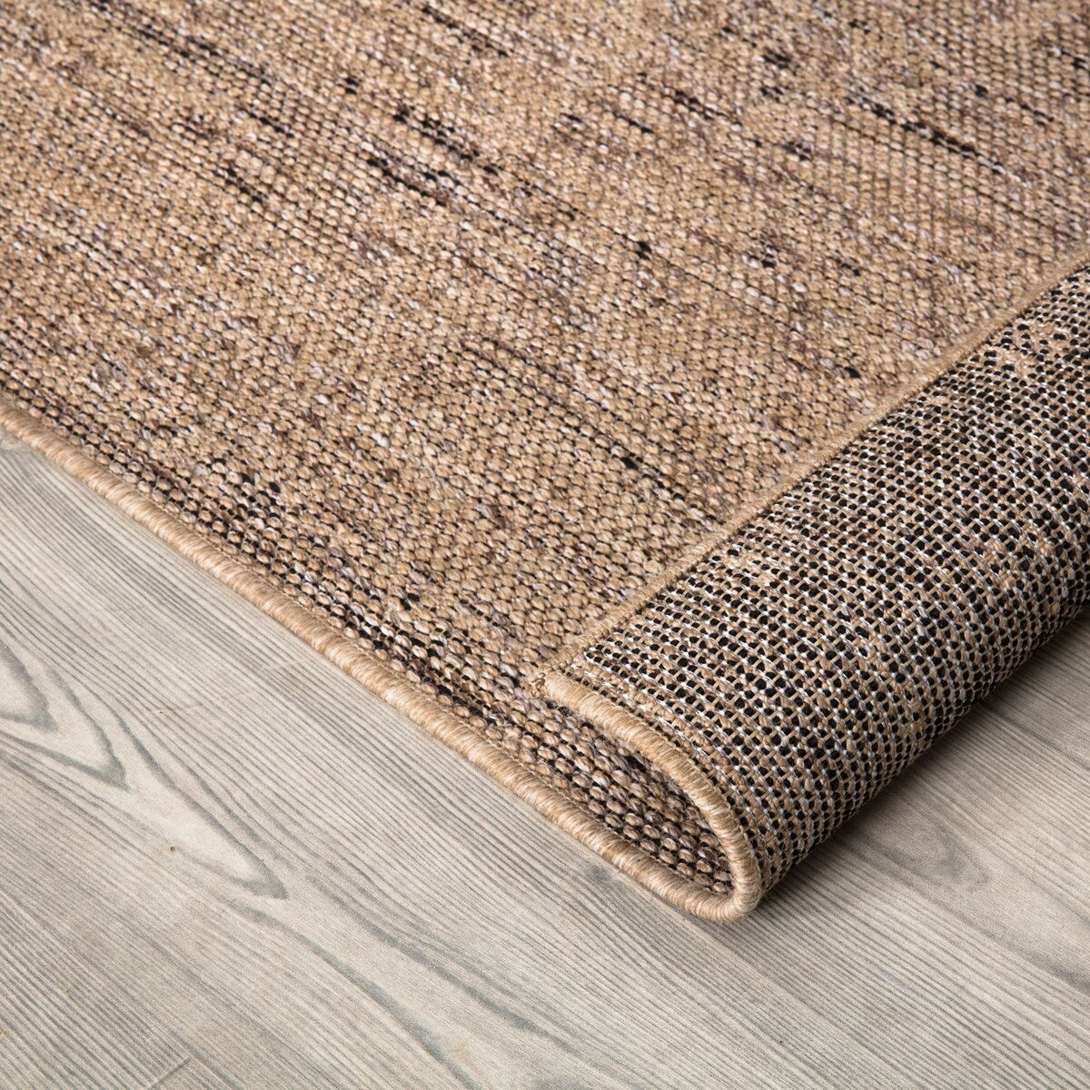 Indoor & Outdoor Rug with Mottled Boho Pattern