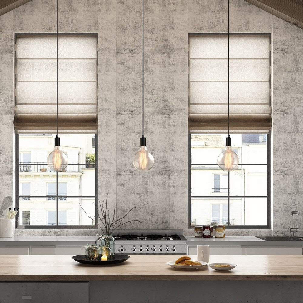 The Gray Barn Heavenly Winds Industrial 1-light Bulb Ceiling Pendant Fixture - N/A