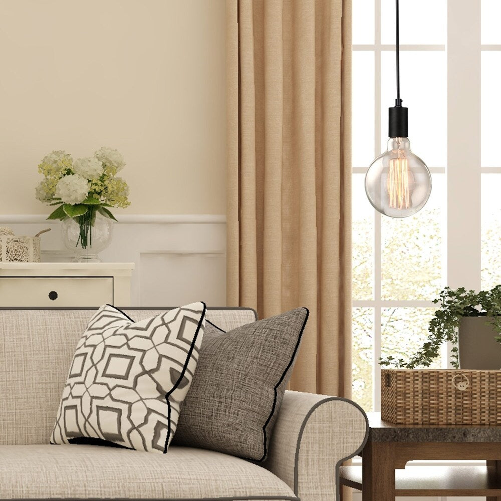 The Gray Barn Heavenly Winds Industrial 1-light Bulb Ceiling Pendant Fixture - N/A