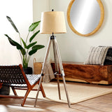 Brown Wood Industrial Floor Lamp 61 x 25 x 25 - 25 x 61