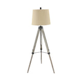 Brown Wood Industrial Floor Lamp 61 x 25 x 25 - 25 x 61