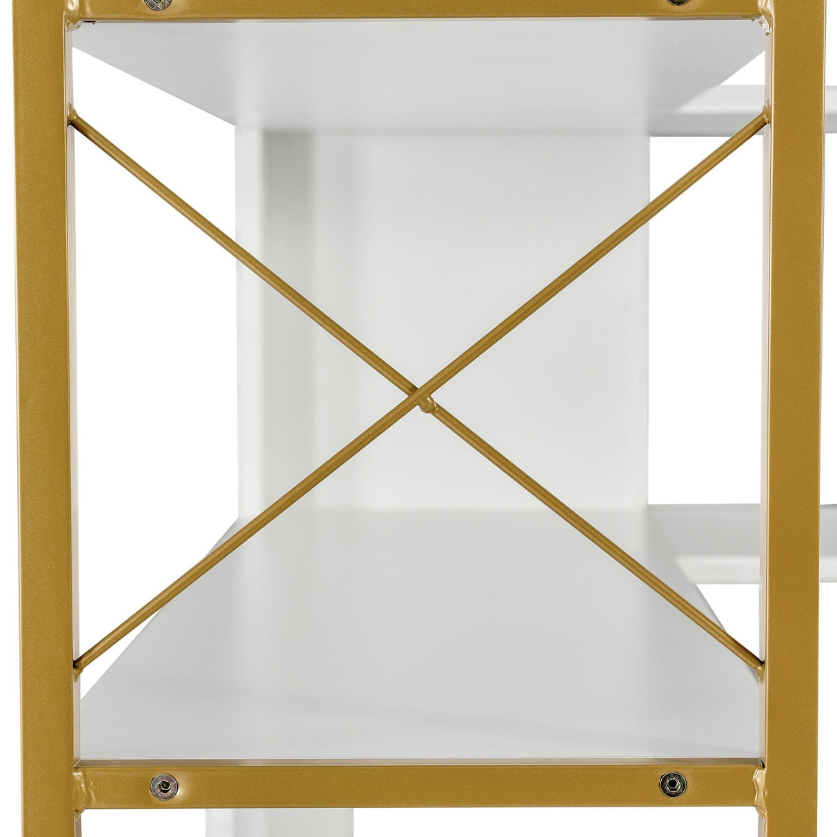 Industrial 7-Tier Bookshelf, L-Shaped Corner Bookcase with Metal Frame