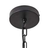 Industrial Black 1-Light Metal Dome Pendant Light Fixtures for Kitchen Island