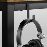 Industrial Computer Desk with Monitor Stand