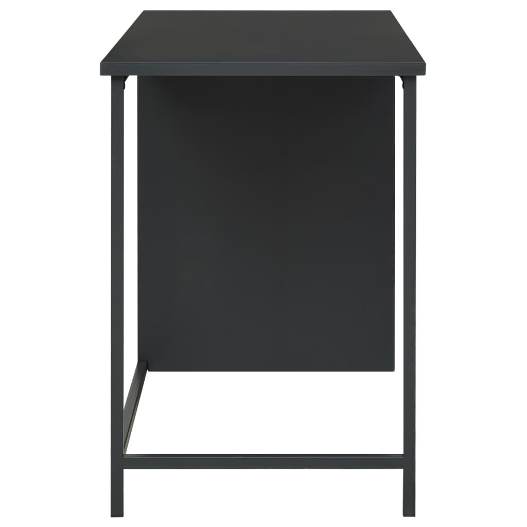 Industrial Desk with Drawers Anthracite 41.3"x20.5"x29.5" Steel