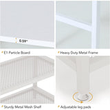 Industrial Small Clothes rack with shelves,freestanding closet organizer,27'' W X69'' H