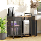 Industrial Printer Stand with USB Charging Ports