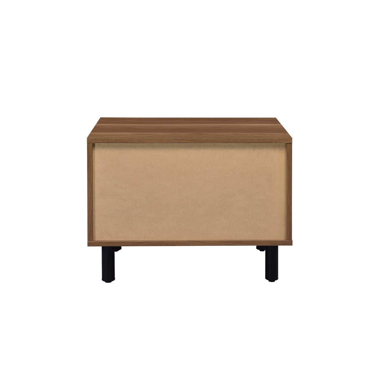 Industrial Style Multifunctional Nightstand with 2 Drawers