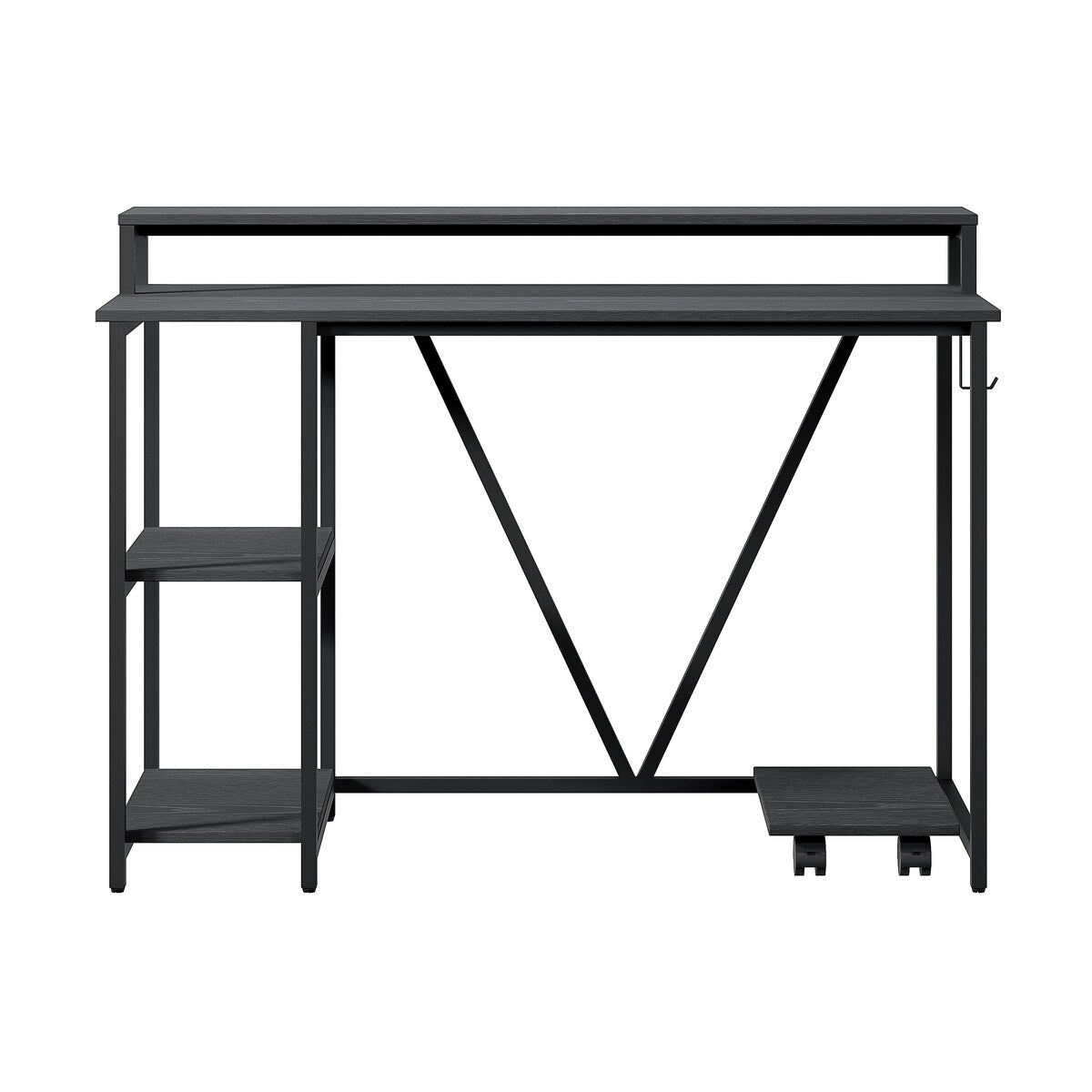 Industrial Writing Desk, Black