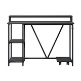 Industrial Writing Desk, Black
