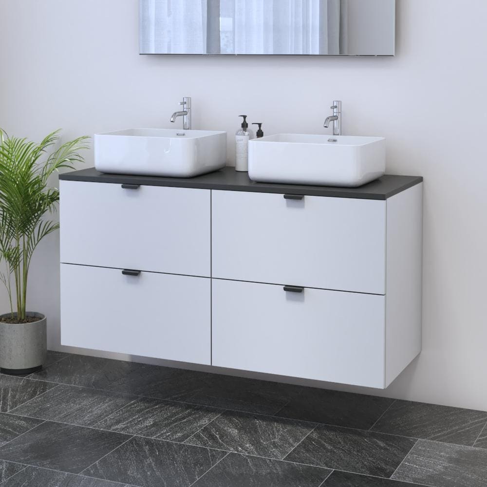 Ines 4S 120 Floating Bathroom Vanity (48" Width)